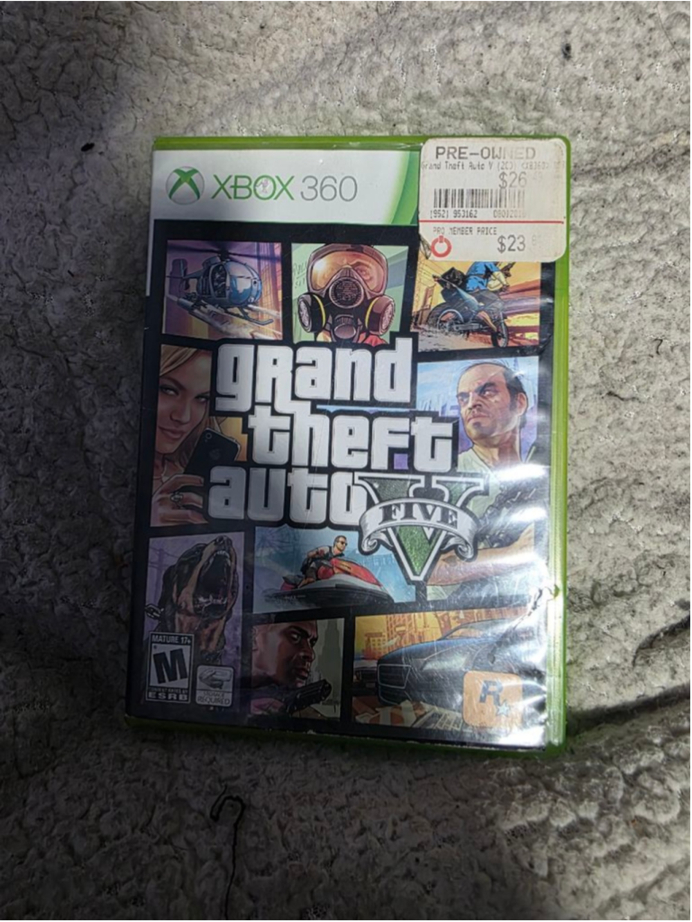 Rockstar Games Grand Theft Auto V Xbox 360 Video Game One Size Green